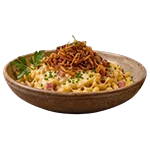 Käsespätzle mit Röstzwiebeln
